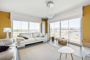 Apartment | Living area - Attractive Apartment With Dunes View (Blankenberge)