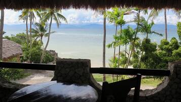 Deluxe Double Room, Balcony, Sea View | 1 bedroom, rollaway beds, free WiFi, bed sheets