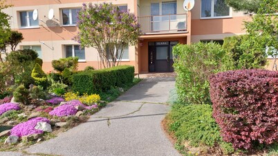 Cosy apartment, free parking, hudge kids playground, peaceful area. Welcome;).