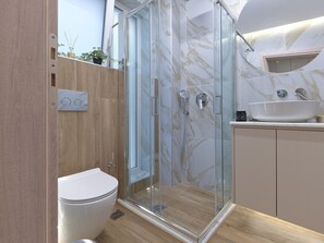 Een douche, een haardroger