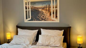 1 chambre, lit parapluie, Wi-Fi gratuit, draps fournis