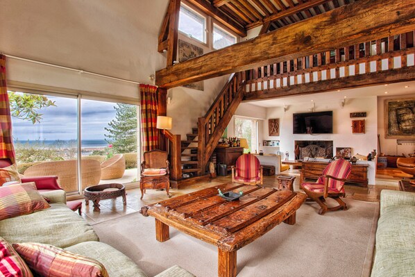 Living area - Demeure Moulin Saint-laurent - Deauville (Deauville)