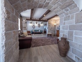 Luxury Villa, Sea View | Living area