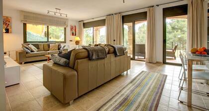 Private villa a short walk to Tamariu village and beach.