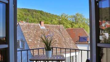 Blick von der Unterkunft