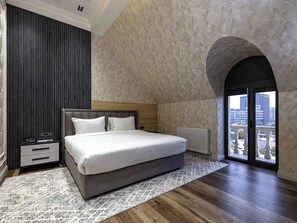 Suite with Terrace | Desk, laptop workspace, soundproofing, iron/ironing board - Baden-Baden Hotel (Tashkent)