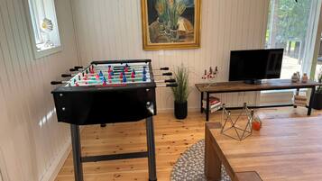 Ferienhaus, 3 Schlafzimmer, Gartenblick | Spielezimmer