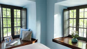 Cozy Corner Room | 1 υπνοδωμάτιο, σεντόνια από αιγυπτιακό βαμβάκι