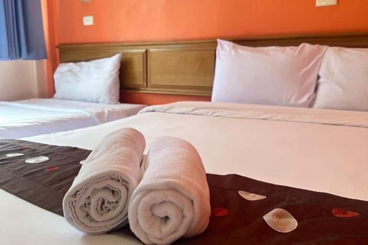 In-room safe, blackout drapes, WiFi (free)