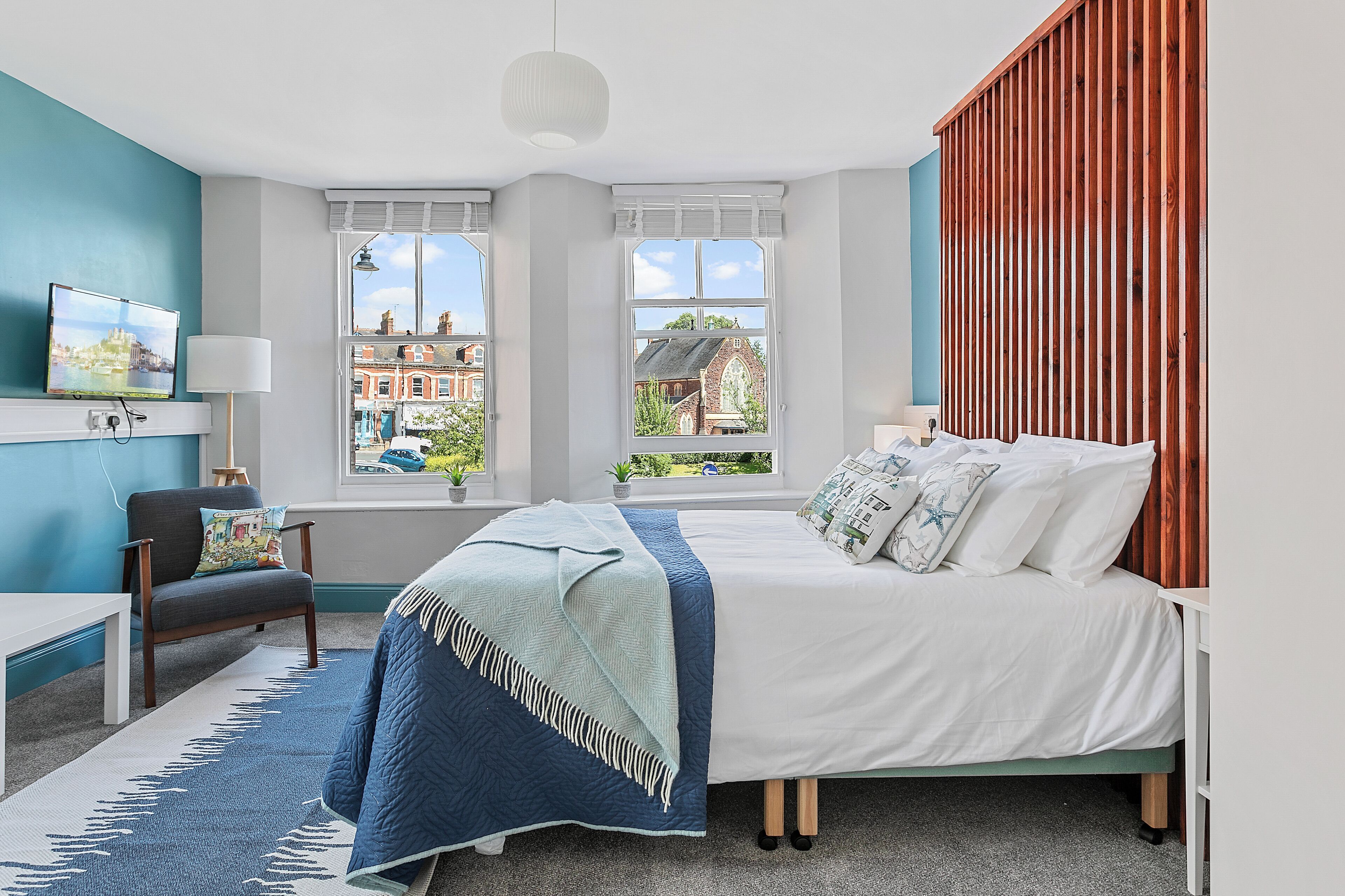 Habitació doble superior, vistes al parc | Decoració individual, mobiliari individual i escriptori 