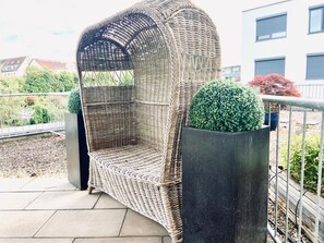 Terrace/patio - Modern 2-room flat with fantastic roof terrace near Stuttgart (Weinstadt)