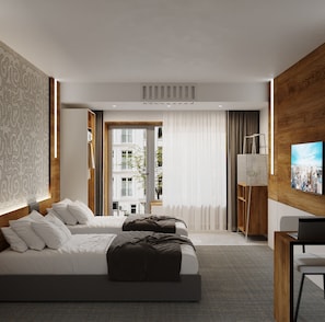 In-room safe, blackout curtains, free WiFi