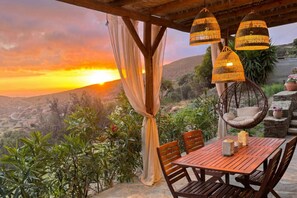 Living area - Villa Kotseli (Andros)