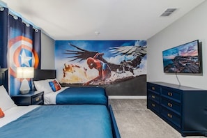 9 bedrooms, iron/ironing board, travel crib, WiFi