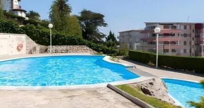 Suances con garaje privado, piscina , pie de playa