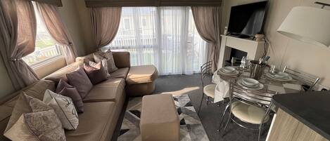 Ferienhütte | Wohnbereich