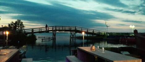 Uitzicht vanuit accommodatie