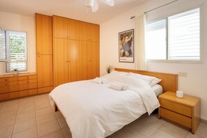 Apartment, Balcony, Courtyard View | 2 bedrooms, blackout drapes, iron/ironing board, free WiFi - Homey Kiryat Haim Apt by Sea N Rent (Haifa)