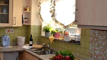 Apartemen | Dapur pribadi | Oven dan pemanggang roti