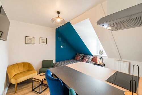 Central and charming studio, Guingamp center