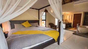 3 bedrooms, individually furnished, bed sheets