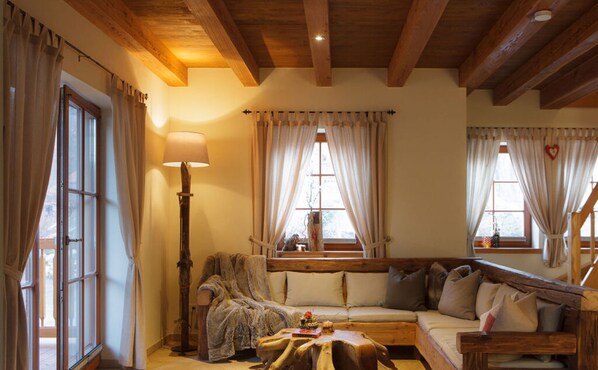 Living area - Brocken Chalet No. 19 (Ilsenburg)