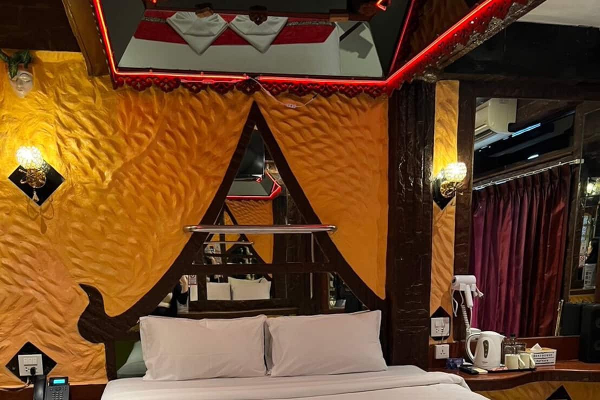 1 habitación y camas con efecto memoria