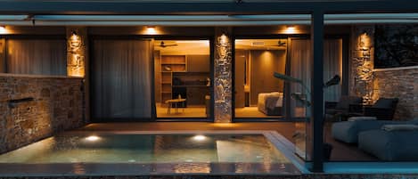 Suite Exclusive, piscine privée | Terrasse/Patio