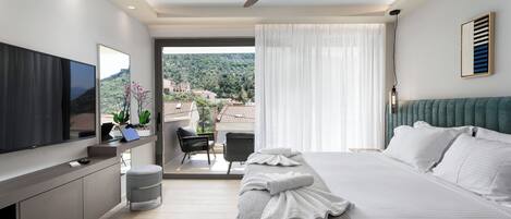 Chambre Standard double, vue sur la mer | 1 chambre, coffre-fort, systĂšme dâinsonorisation