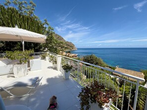 Premium Villa, 2 Bedrooms, Sea View, Sea Facing | Terrace/patio - Sicilia Sea Villa Capo Zafferano (Santa Flavia)