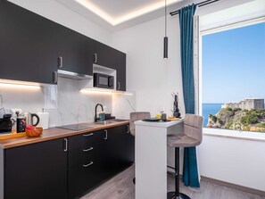Apartment | Private kitchen - Dubrovnik Fantasy Apartments - Superior Studio With Sea and City View (Dubrovnik)
