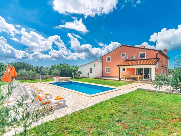 Villa | Pool | Indoor pool, outdoor pool - Large Villa With Swimming Pool and Fenced Garden (Sveti Lovrec)