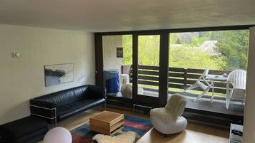 Smart TV, DVD player, books, stereo