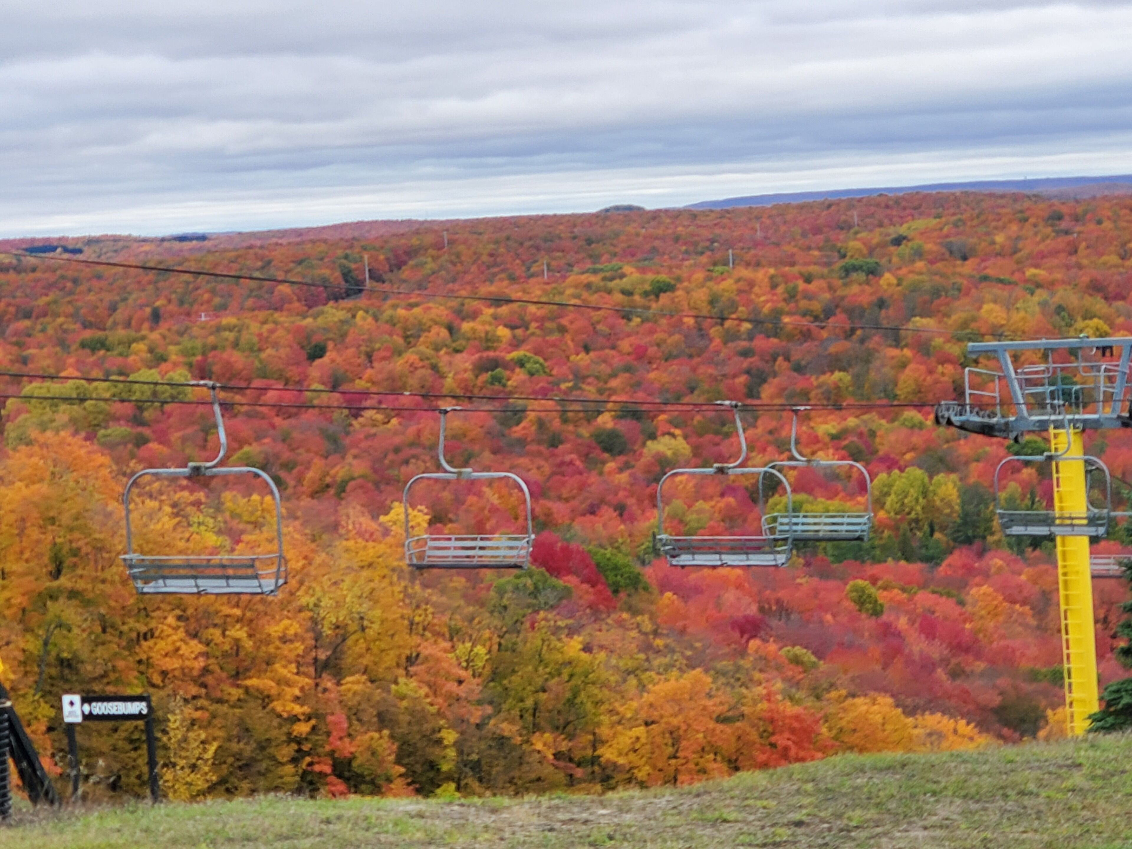 FALL COLORS Min from Schuss Mountain 5 world class golf courses Nice Cozy Cabin.