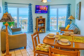 Condo, Multiple Beds, Balcony (Aquarius #908) | Living area | 42-inch flat-screen TV with digital channels