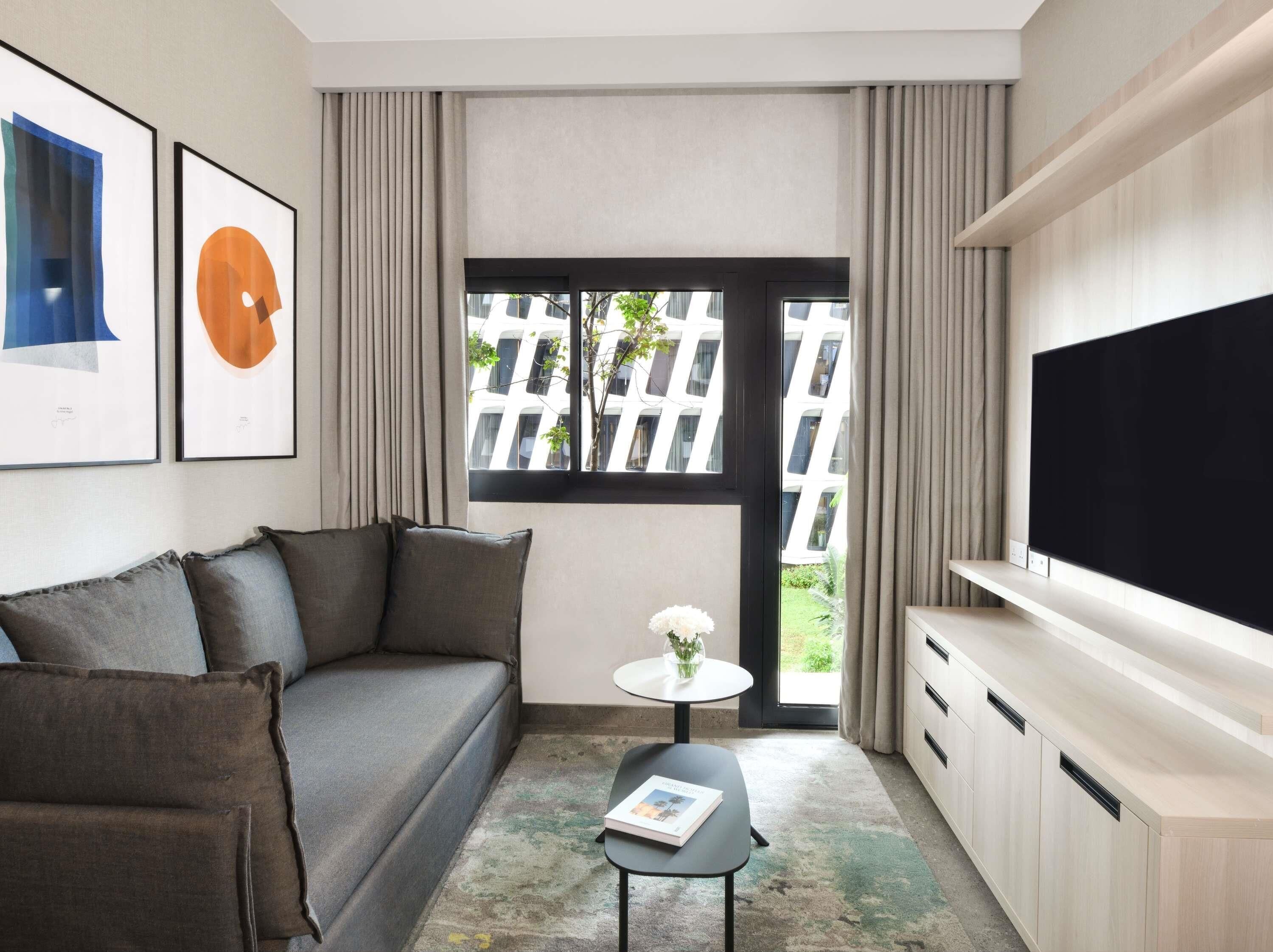 Apartamento empresarial, 2 quartos | Roupas de cama antialérgicas