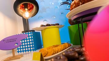 Daily buffet breakfast (EUR 15 per person)