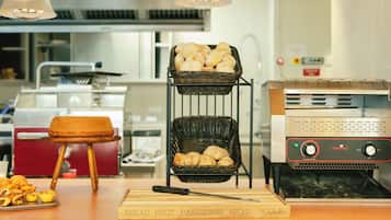 Daily buffet breakfast (EUR 15 per person)