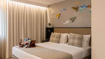 Premium bedding, minibar, in-room safe, desk