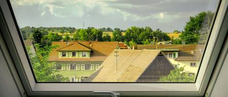 Blick von der Unterkunft