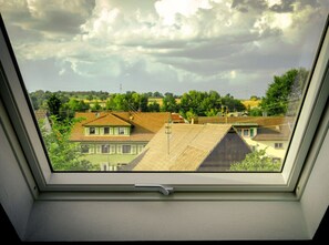 Blick von der Unterkunft