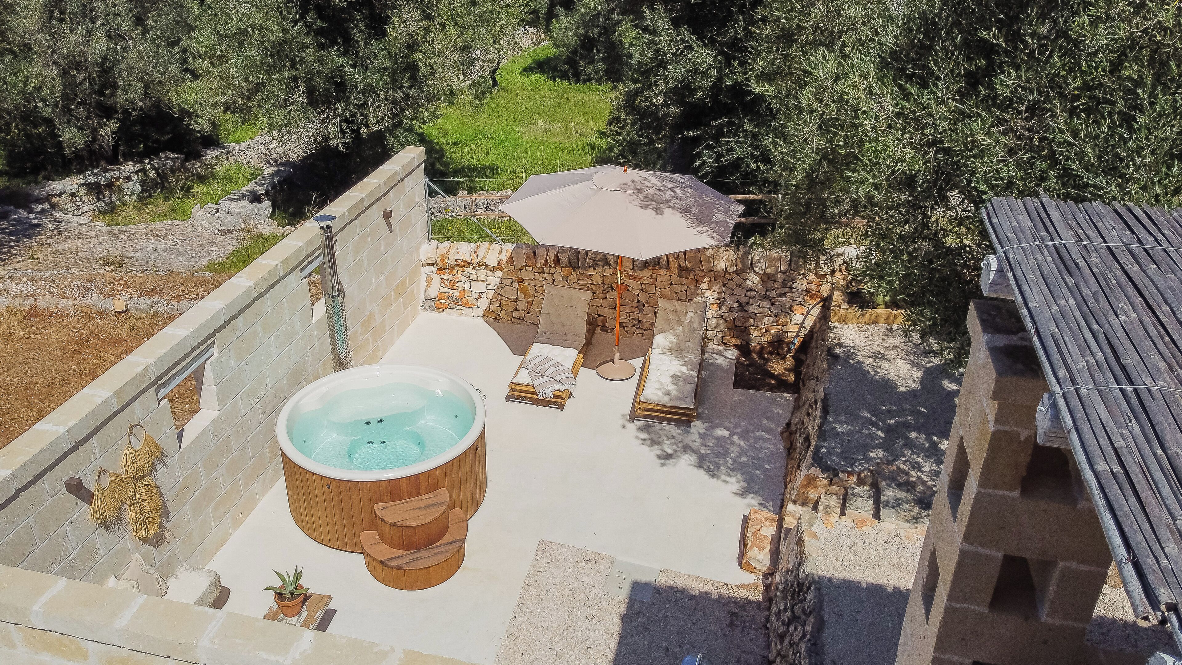 Deluxe-Villa, 1 Schlafzimmer, Gartenblick | Eigener Whirlpool