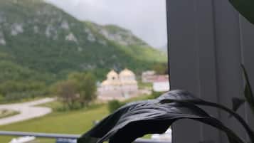Vue depuis lâhĂ©bergement
