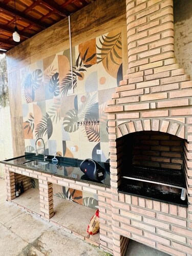 Casa Aconchegante Mongaguá com Piscina Aquecida