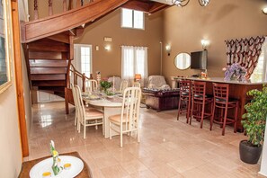 Dining - Holiday Villa Martini With Pool, in Ermones Beach, Vatos, Corfu (Corfu)