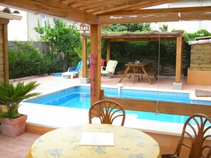 Pool - VILLA WITH PRIVATE POOL IN ST RAPHAEL NEAR BEACH AND SHOPS (st raphael)