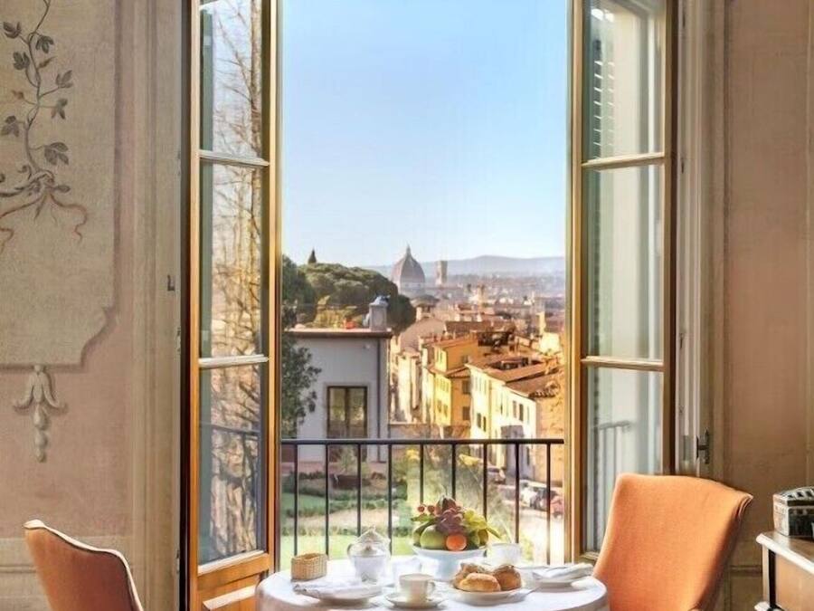 Utsikt fra overnattingsstedet