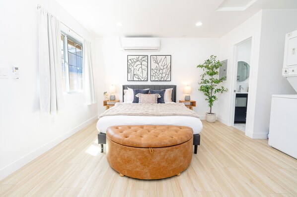 1 室のベッドルーム、アイロン / アイロン台、WiFi、ベッドシーツ