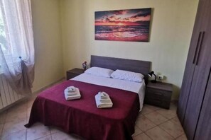 1 室のベッドルーム、アイロン / アイロン台、WiFi、ベッドシーツ