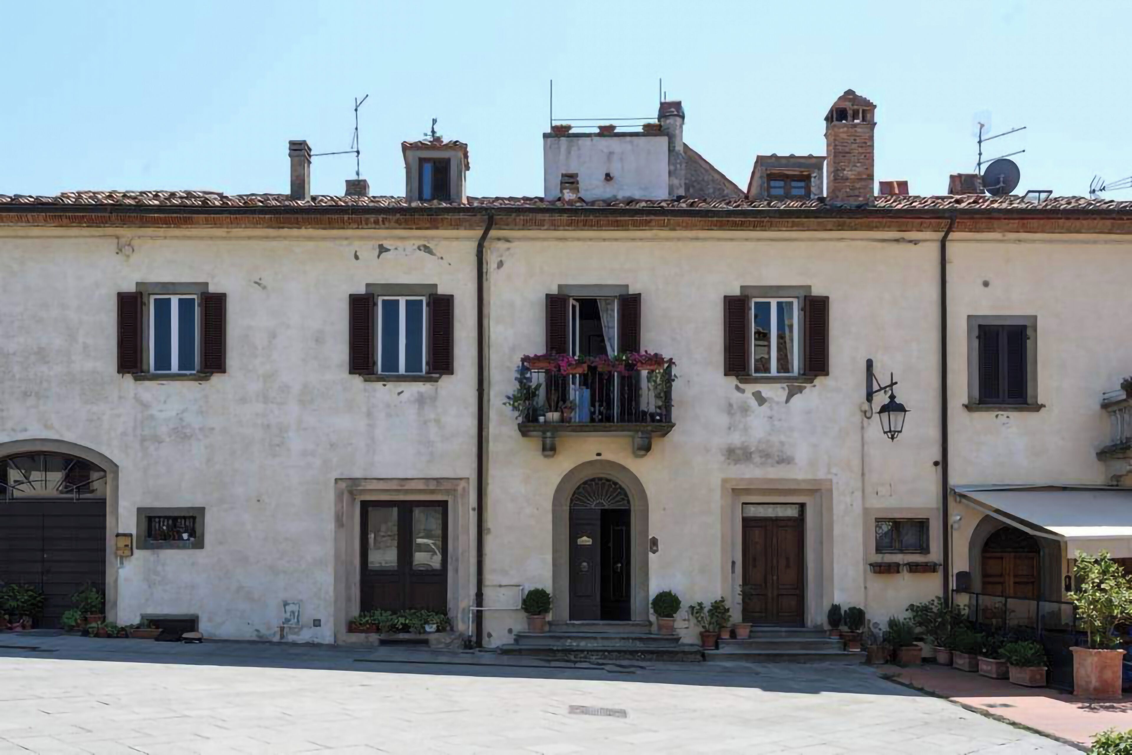 Façade de l’hébergement